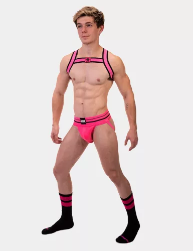 Fekete-Fluoreszkáló Rózsaszín Edző Zokni