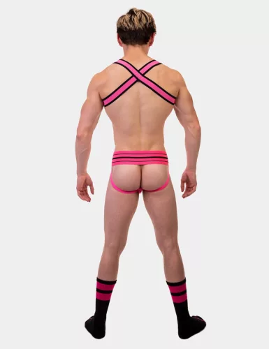 Fekete-Fluoreszkáló Rózsaszín Edző Zokni