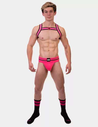 Fekete-Fluoreszkáló Rózsaszín Edzőzokni