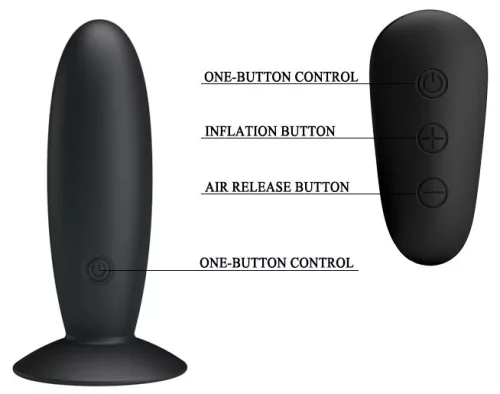 Mr Play Vibes Control – távirányítós vibráló dugó