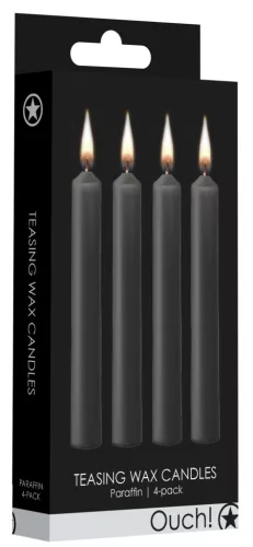 SM Wax Black – 4 darabos mini gyertya szett