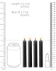 SM Wax Black – 4 darabos mini gyertya szett