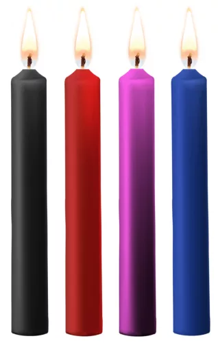 SM Wax – 4 darabos színes mini gyertya készlet