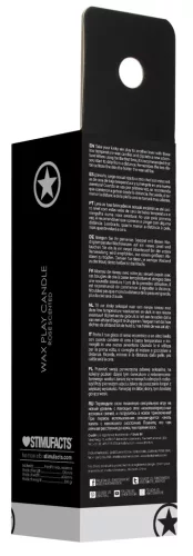 Sm Wax Candle – rózsaszín illatgyertya érzéki hangulathoz