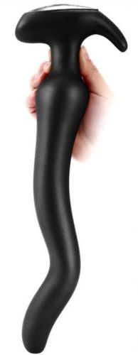Noth Curve L – prémium, hosszú anális kényeztető, fekete
