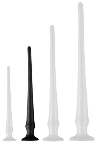 NOIR M – hosszú PVC anál dugó mércével