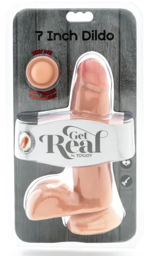 GET REAL – dupla sűrűségű dildó 14 x 4 cm