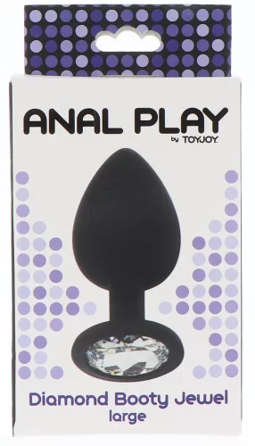 Diamond – prémium anál dugó L (9 x 4 cm)