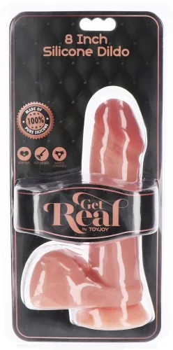 Get Real - prémium szilikon dildó, 16 x 4,5 cm