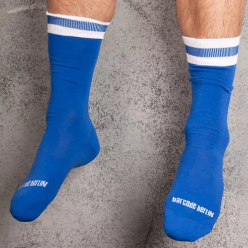 City Socks Blue – prémium kék városi zokni