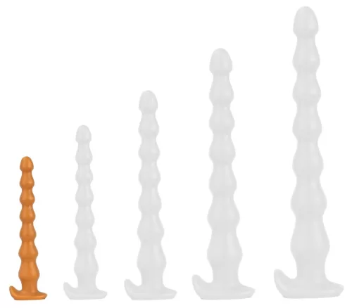 Prémium hosszú Chap golyós análplug – 22 x 3 cm