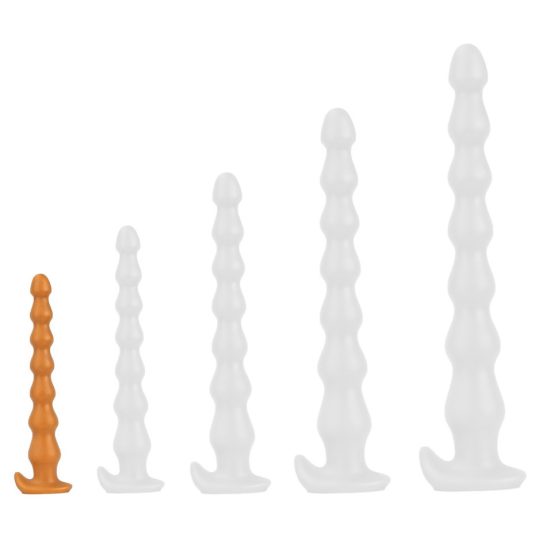 Prémium hosszú Chap golyós análplug – 22 x 3 cm