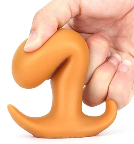 Plug Pods M – vibráló intim kiegészítő narancssárgában