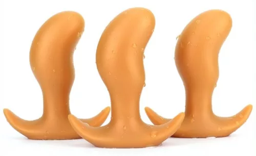 Plug Pods M – vibráló intim kiegészítő narancssárgában
