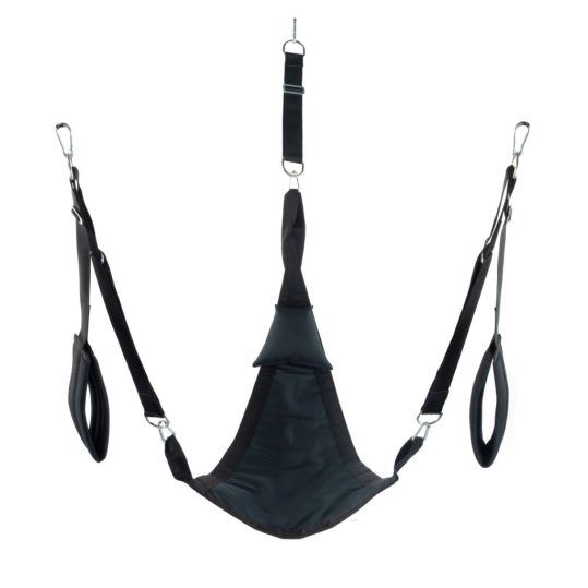 Triangle Fabric Sling – fekete prémium hinta szett