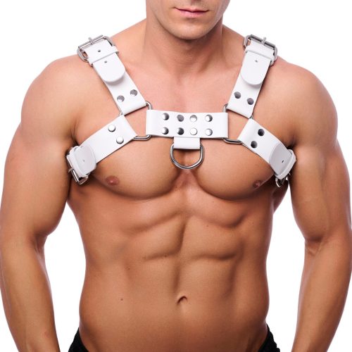 Bőr Hám Fehér – stílusos prémium intim kiegészítő