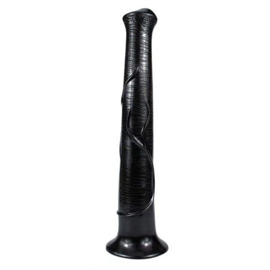 Big Horse – prémium fekete dildó 38 x 6 cm