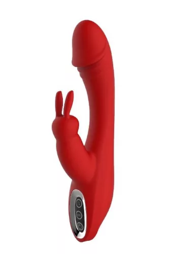 Red Revolution Vibrátor G-pont stimuláló, két motoros, töltő 21 cm fekete