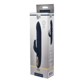   Goddess Collection Vibrátor kettős motor, mozgó korongok 23 cm fekete