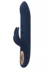 Goddess Collection Vibrátor kettős motor, mozgó korongok 23 cm fekete