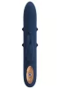 Goddess Collection Vibrátor kettős motor, mozgó korongok 23 cm fekete