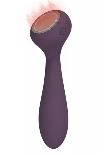 Royal Fantasies Vibrátor Vízálló, Melegítő, USB-töltős 17,4 cm lila-rózsaarany