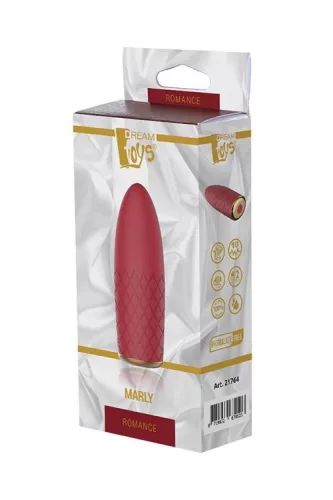 Romance Vibrátor 3 sebesség 7 ritmus USB-töltés vízálló bordó