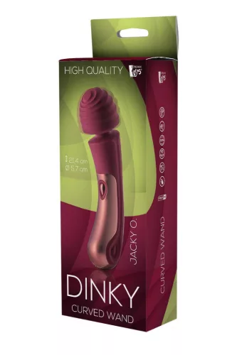 Dinky Wand masszírozó Hajlított fej, 3 sebesség, 7 ritmus 21,4 cm fekete