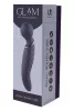 Glam Vibrátor Kettős Végű G-pont Stimuláló - 21,5 cm Fekete