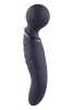Glam Vibrátor Kettős Végű G-pont Stimuláló - 21,5 cm Fekete