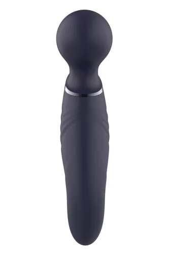 Glam Vibrátor Kettős Végű G-pont Stimuláló - 21,5 cm Fekete