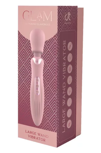 Glam Vibrátor Rezgő, 5 ritmus, 3 intenzitás 24 cm fekete