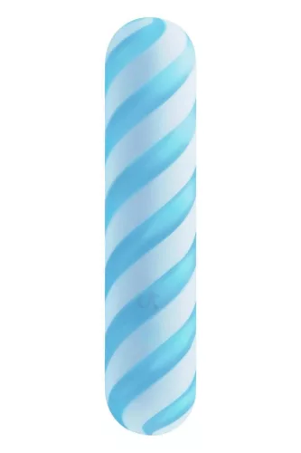 Glitz Vibrátor Erős rezgés, 7 mód, USB-töltés 10,9 cm kék