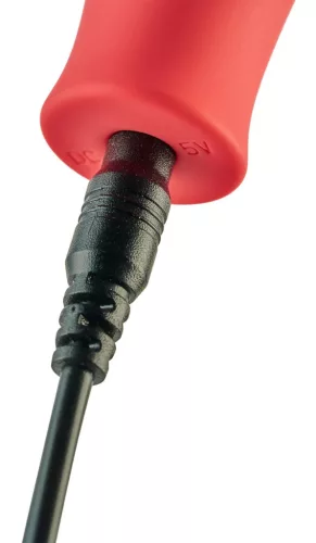 Dreamtoys Vibrátor Erős rezgés, 3 fokozat, 7 program USB-töltés, vízálló fekete kompakt
