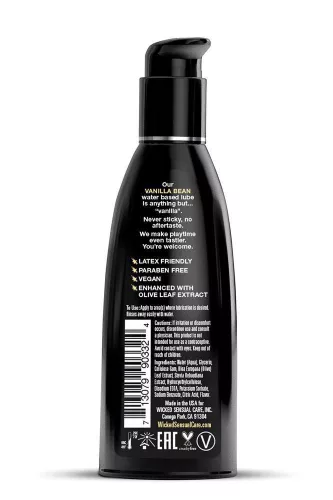Wicked Aqua Vanília ízesítésű síkosító 60ml