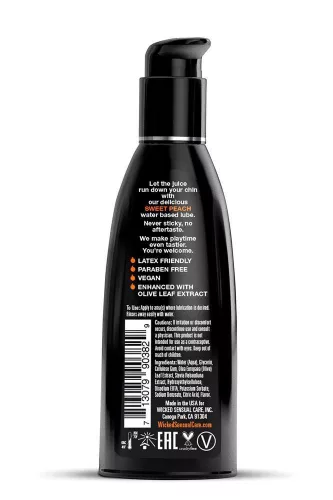 Wicked Aqua Sweet Peach ízesített e-cigaretta 60 ml
