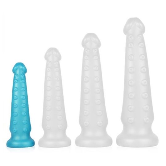 Tentakulum formájú kék dildó – 19 cm hosszú, prémium érzékekért