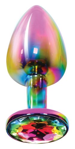 Twilight Rainbow – színes, prémium vibrátor 7 x 3,5 cm