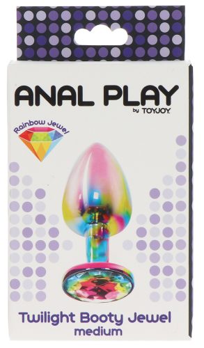 Twilight Rainbow – színes, prémium vibrátor 7 x 3,5 cm