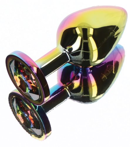 Twilight Rainbow – színes, prémium vibrátor 7 x 3,5 cm