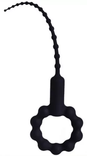 Vibráló húgycsőpálca O-gyűrűvel – 17,5 cm, 3-8 mm átmérő