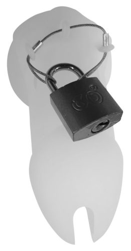 Silicone Chastity Cage Bran – prémium szilikon zárgép, piros