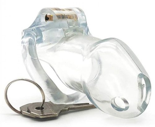 Lock Up – átlátszó férfi önmegtartó ketrec 9.4 x 3.2 cm