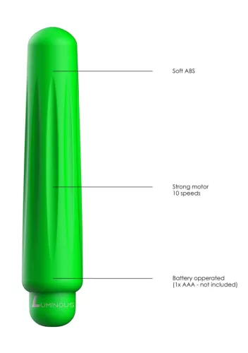 Delia Vibrátor 10 fokozat rezgő zöld 11,7 cm