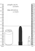 Natural Pleasure Vibrátor többsebességes 14 cm fekete biodegradábilis