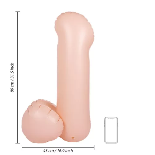 Felfújható pénisz 80 cm