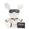 Rabbit Bondage bársonyos fehér nyúl kötöző nagy méret