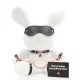 Rabbit Bondage bársonyos fehér nyúl kötöző nagy méret