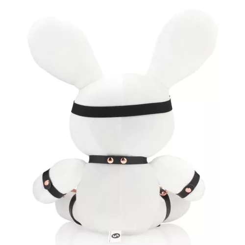Rabbit Bondage bársonyos fehér nyúl kötöző nagy méret