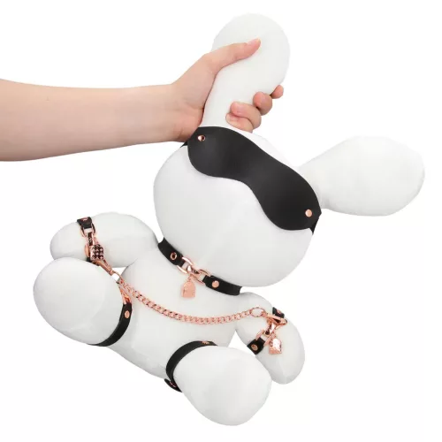 Rabbit Bondage bársonyos fehér nyúl kötöző nagy méret